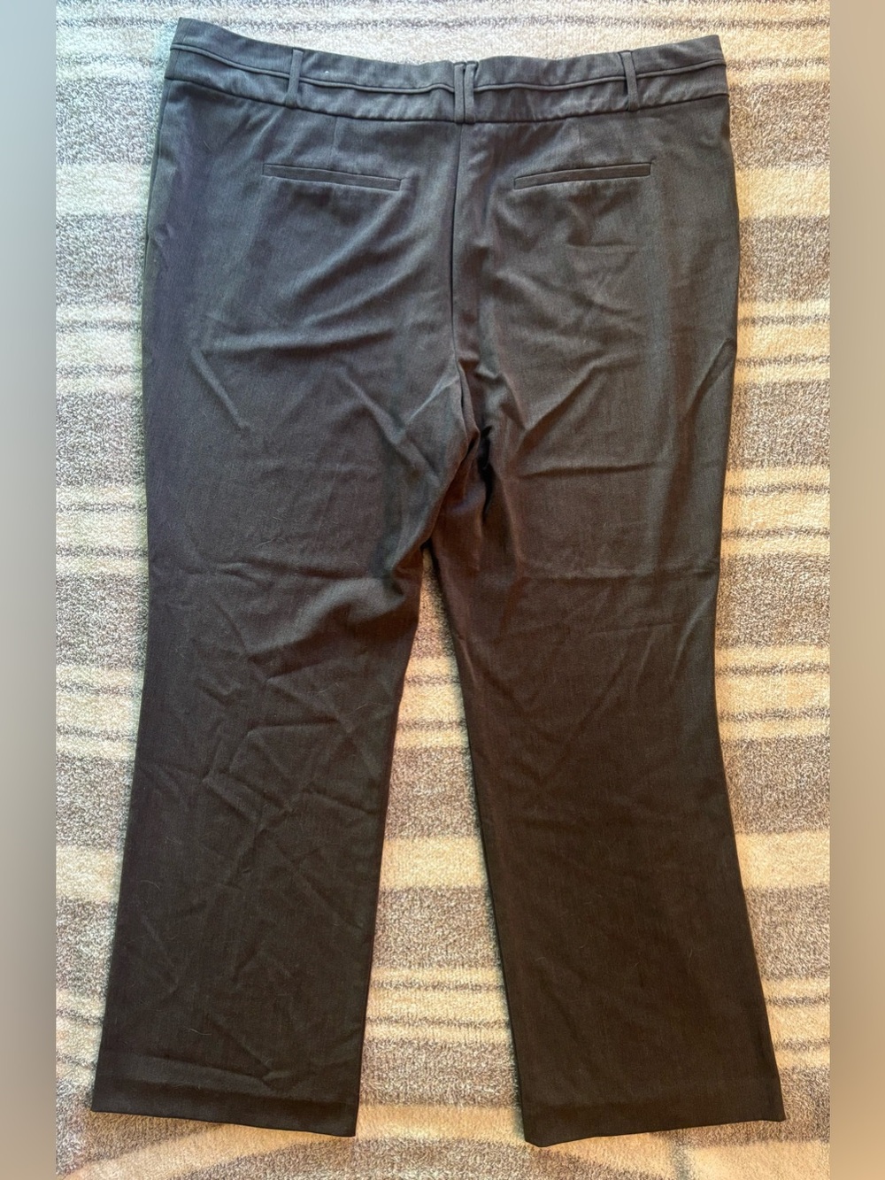 Maurices Dark Gray Bootcut Trousers Slacks Dress Pants Business Casual Office - Picture 5 of 6